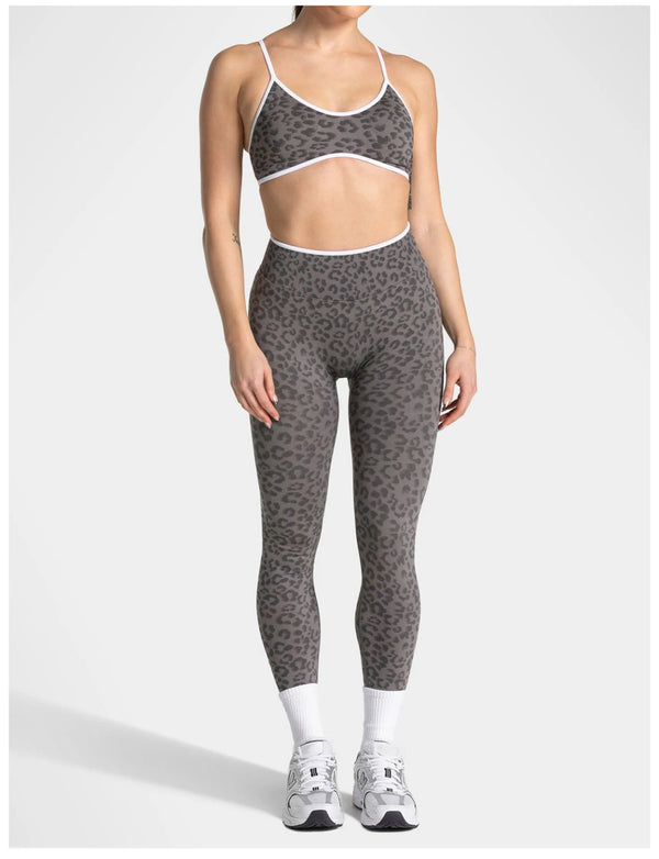 SPARK Seamless Leopard-print Yoga Fitness Leggings RXW3006-2