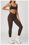 SPARK Cross High Waist Yoga Pants With Pockets For Women ZC2030