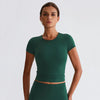 SPARK Recycled Slim Fit Yoga Short Sleeve Shirts LQ8015