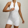 SPARK New Style Zipper Yoga Woman Jumpsuit TFQ22