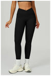 SPARK Cross High Waist Yoga Pants With Pockets For Women ZC2030
