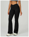 SPARK Cross High Waist Flared Pants for Women ZC2030