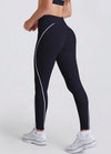 SPARK Contrast Color Twist High Waist Yoga Leggings QY6552