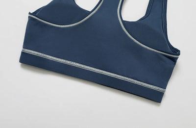 SPARK Contrast Color Brushed Yoga Bra ZC2036