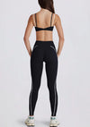 SPARK Contrast Color Twist High Waist Yoga Leggings QY6552