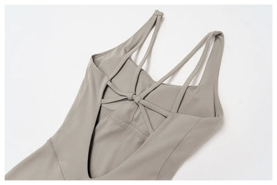 SPARK Butterfly Back Yoga Flared Jumpsuit For Women ZC9506