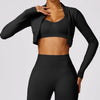 SPARK Seamless Fitness Crop Jacket ZC7502