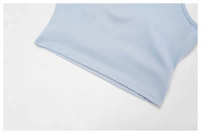 SPARK Two-piece Split Yoga Tank Top For Women ZC3129