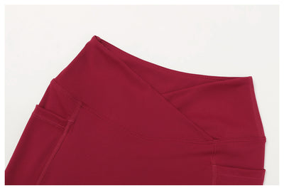 SPARK Cross High Waist Shorts for Women ZC2030