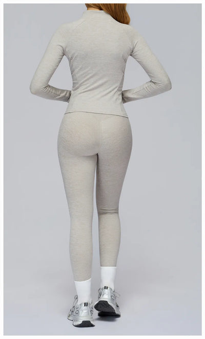 SPARK Brushed Long Sleeve Zip Pocket Jacket For Women ZC4510