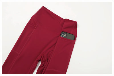 SPARK Cross High Waist Flared Pants for Women ZC2030