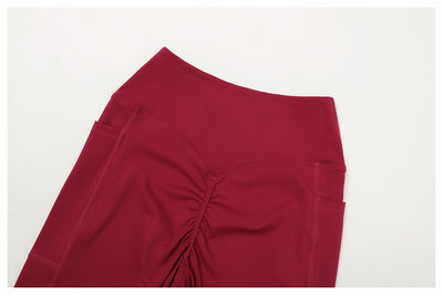 SPARK Cross High Waist Flared Pants for Women ZC2030