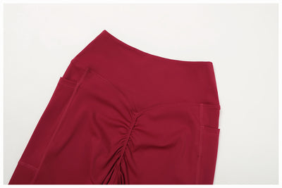 SPARK Cross High Waist Yoga Pants With Pockets For Women ZC2030