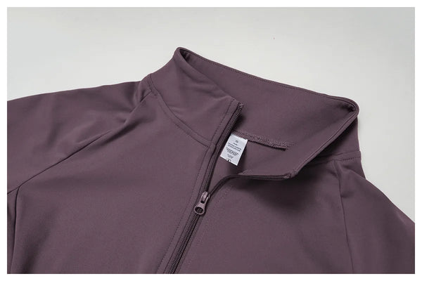 SPARK Yoga Long-sleeved Zip-up Pocket Jacket For Women ZC4510
