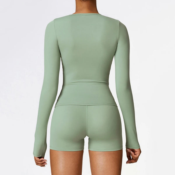 SPARK Normal Yoga Fitness Long Sleeve Top ZC8519