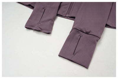 SPARK Yoga Long-sleeved Zip-up Pocket Jacket For Women ZC4510
