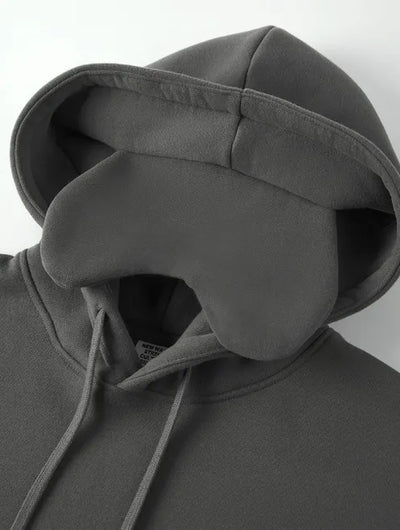 SPARK Men's Solid Color Hooded Sweatshirt with Eye Mask TH2692