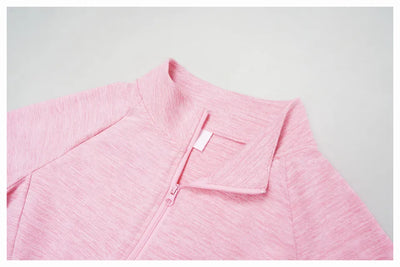 SPARK Brushed Long Sleeve Zip Pocket Jacket For Women ZC4510