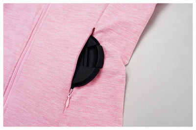 SPARK Brushed Long Sleeve Zip Pocket Jacket For Women ZC4510