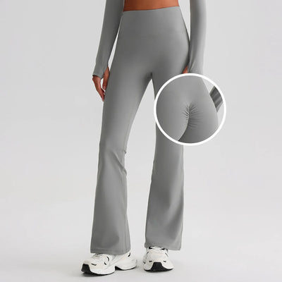 SPARK High Waist Butt Lifting Yoga Flared Pants LQ8008