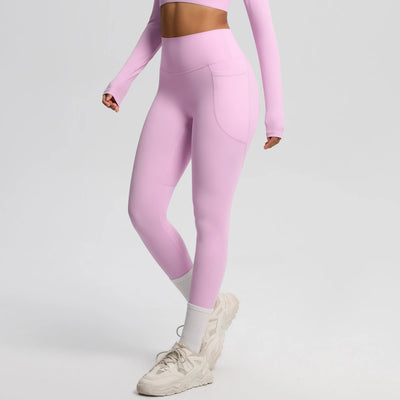 SPARK High Waist Yoga Fitness Leggings with Pockets LR7108