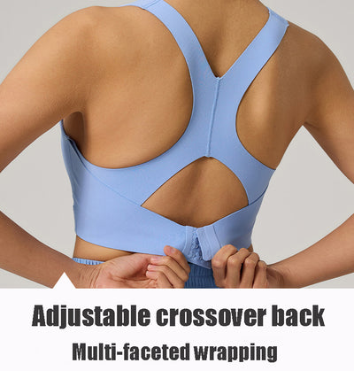 Back HOOK CLOSURE: Easy on, easy off. No more struggling with pullover sports bras.