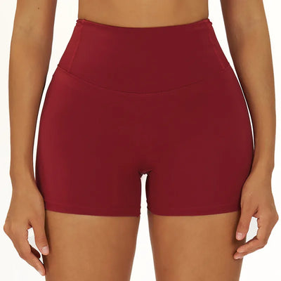 【Christmas】SPARK High Waist Butt-lifting Shorts for Women in retro red