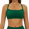【Christmas】SPARK Spaghetti Straps Yoga Fitness Bra for Women in Christmas green
