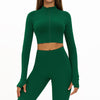 【Christmas】SPARK Women's Fitness Yoga Short Jacket in christmas green