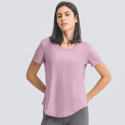 SPARK Loose Short Sleeve Yoga T Shirts DQ075