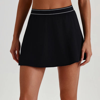 SPARK Women's A-Line Yoga Sport Tennis Skirt with Built-in Shorts LQ2230