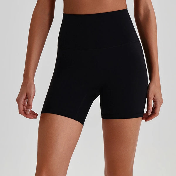 SPARK Women’s Naked-Feel High-Waisted Athletic Cycling Fitness Shorts LQ4073