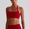 SPARK Breathable Halter Padding Sports Bra LQ8020