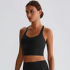 SPARK V Neck Yoga Crop Tank Tops LQ8021