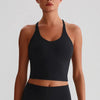 SPARK Yoga Crop Top with Sexy Cross Back LQ8028