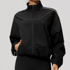 SPARK Women’s Color-Block Stand-Collar Zip-Up Jacket ZC3616-1