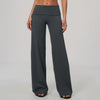SPARK Women's Folded Waist Yoga Wide Leg Pants ZC5529
