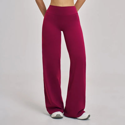 SPARK Women's High Waist Wide Leg Yoga Pants ZC3127