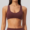 SPARK Women's Wide Halter Straps Cross Back Yoga Workout Bra ZC5558