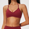 SPARK Thin-Strap V Neck Halter Yoga Fitness Bra ZC5555