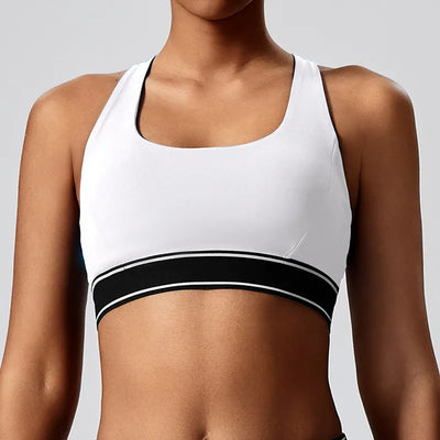 SPARK Contrast Color Two Piece Fitness Set JK235