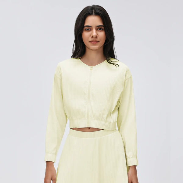 SPARK Women's Versatile Cropped Zip Top DQ26022