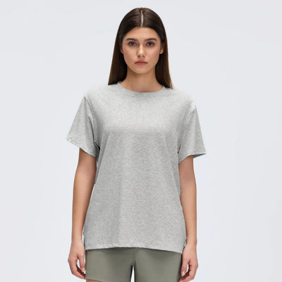 SPARK Women's Round Neck Short-sleeved Sports T-shirt DQ26088