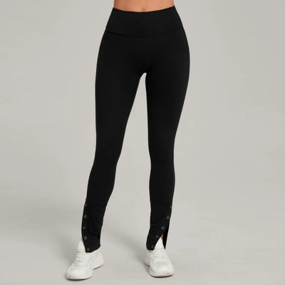 SPARK High Waist Slightly Flared Casual Athletic Pants QS29082