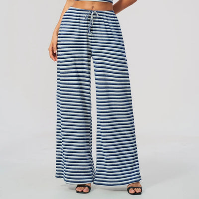 SPARK Women's Striped Loose-fit Yoga Sweatpants ZC4556