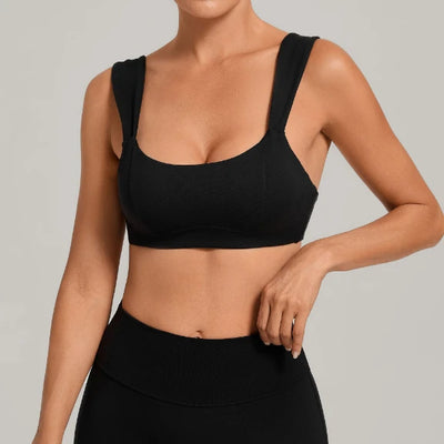 SPARK Women's Irregular Straps Yoga Sport Bra QS10412