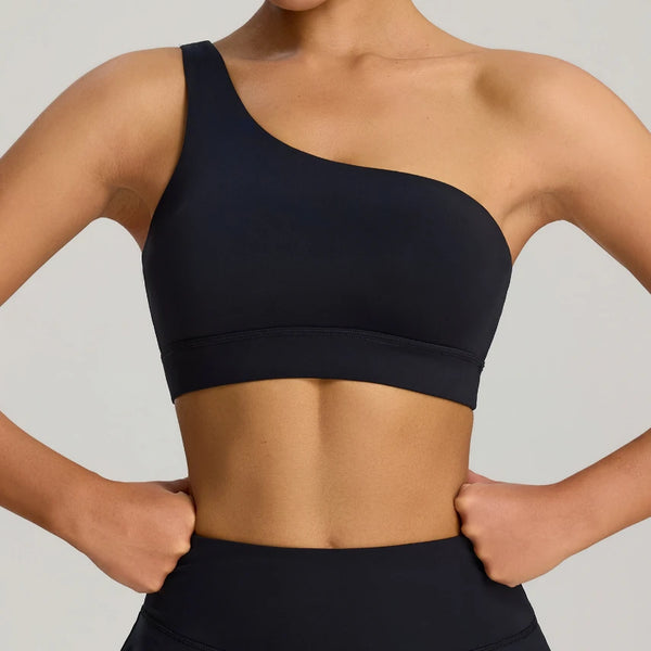 SPARK One-shoulder Shockproof Yoga Bra For Women FYD233