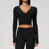 SPARK Women's Slim-Fit Long-Sleeve Yoga Top ZC4208