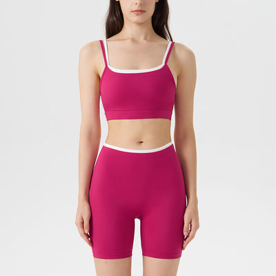 SPARK New Contrast Yoga Two Piece Set QY6568