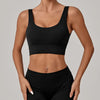 SPARK Women's Wide Hem High Support Open Back Yoga Bra QS25010